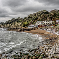 Buy canvas prints of Steep Hill Cove, Ventnor Isle of Wight by Gordon Holmes
