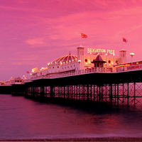 Buy canvas prints of  Brighton Pier by Terry Busby