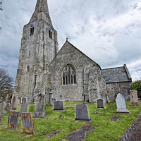 Buy canvas prints of Norman St. Marys Church, Kidwelly by Paul May