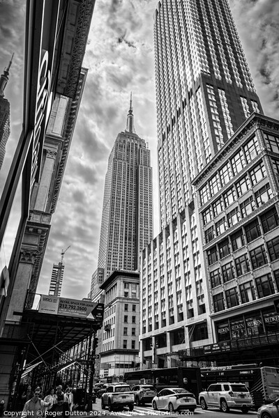 The Iconic Empire State Building Picture Board by Roger Dutton