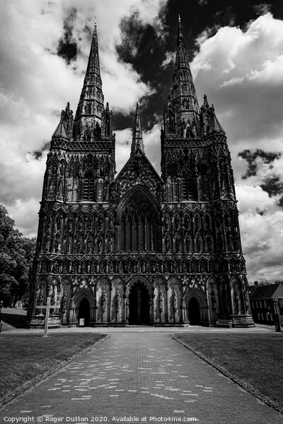 Lichfield Cathedral Picture Board by Roger Dutton