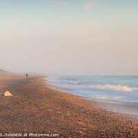 Buy canvas prints of Serene Morning at California Beach, Norfolk by Roger Dutton
