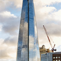 Buy canvas prints of The Shard, from London Bridge by Steve Wilcox