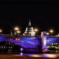 Buy canvas prints of St. Pauls from Bankside by Steve Wilcox
