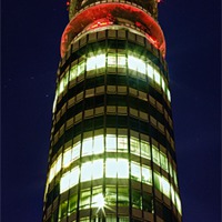 Buy canvas prints of BT Tower by Night by Steve Wilcox