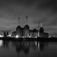 Buy canvas prints of Battersea by Night by liam young