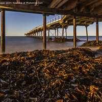 Buy canvas prints of Under Saltburn Pier by keith sayer