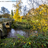 Buy canvas prints of Egton Bridge in Autumn by keith sayer