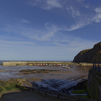 Buy canvas prints of The Cod and Lobster Staithes by keith sayer