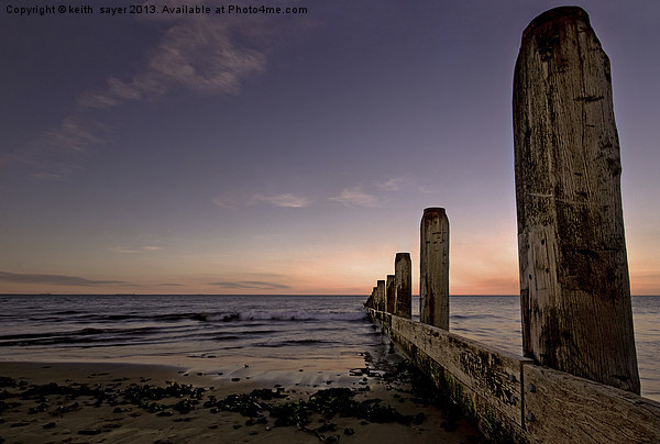 Redcar Groyne (Landscape) Picture Board by keith sayer