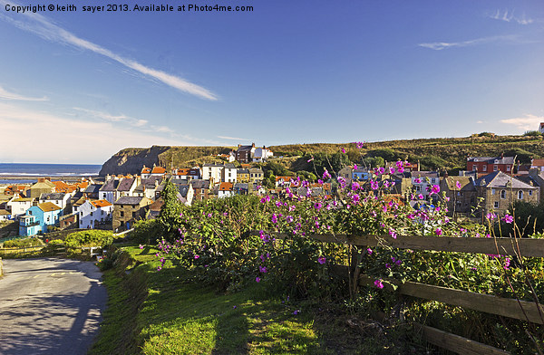 Staithes Village Picture Board by keith sayer