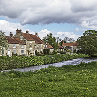 Buy canvas prints of Storm Brewing Sinnington Village by keith sayer
