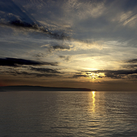 Buy canvas prints of Sandsend Sunset by keith sayer