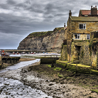 Buy canvas prints of  Staithes by keith sayer