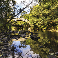 Buy canvas prints of  Beggars Bridge Glaisdale by keith sayer