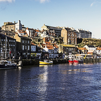 Buy canvas prints of  Harbour View Whitby by keith sayer