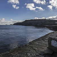 Buy canvas prints of  East Cliff Whitby by keith sayer