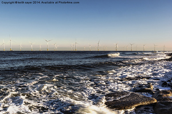  Redcar Wind Farm Picture Board by keith sayer
