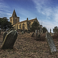 Buy canvas prints of  St Oswald Church Lythe by keith sayer