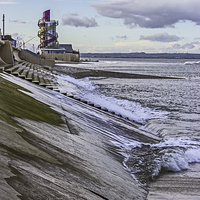 Buy canvas prints of  Redcar Sea Front by keith sayer