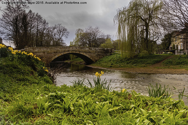  The Bridge At Sinnington Picture Board by keith sayer