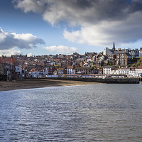 Buy canvas prints of  Whitby Outer Harbour  by keith sayer