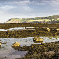 Buy canvas prints of  Ravenscar Cliffs by keith sayer