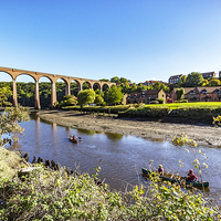 Buy canvas prints of  Larpool Viaduct  by keith sayer