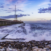 Buy canvas prints of South Gare Sea Defence by keith sayer