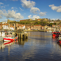 Buy canvas prints of Whitby Harbour by keith sayer