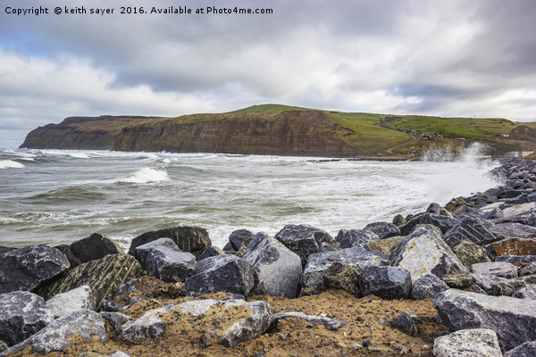 Skinningrove sea defences Picture Board by keith sayer