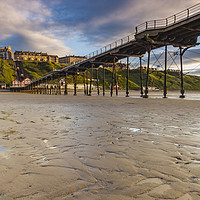 Buy canvas prints of Saltburn in the evening light by keith sayer