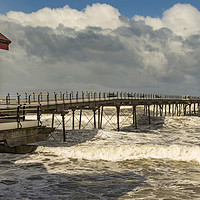 Buy canvas prints of Saltburn Storm by keith sayer