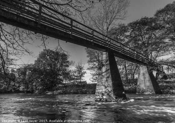 Bridge over the river Esk Picture Board by keith sayer