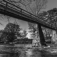 Buy canvas prints of Bridge over the river Esk by keith sayer
