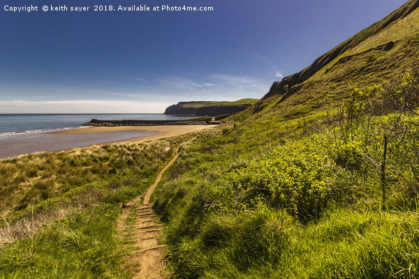 Path down to the beach Picture Board by keith sayer