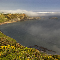 Buy canvas prints of Sea fret at Saltwick Bay by keith sayer