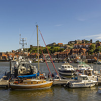 Buy canvas prints of Whitby harbour Yorkshires finest by keith sayer