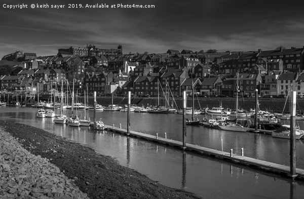 Whitby Marina North Yorkshire Picture Board by keith sayer