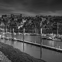 Buy canvas prints of Whitby Marina North Yorkshire by keith sayer