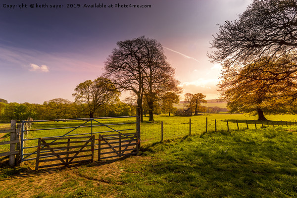 Morning Glow North Yorkshire Picture Board by keith sayer