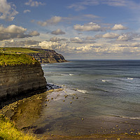 Buy canvas prints of Boulby Cliffs North Yorkshire by keith sayer