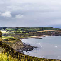 Buy canvas prints of The view from Boulby Cliffs by keith sayer