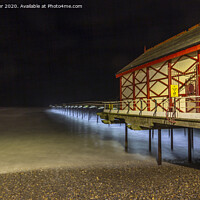 Buy canvas prints of Saltburn pier with the lights on  by keith sayer