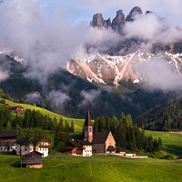 Buy canvas prints of Santa Maddalena - Valley Val di Funes - Dolomites - Italy 8 by Jenny Rainbow