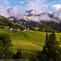 Buy canvas prints of Santa Maddalena - Valley Val di Funes - Dolomites - Italy 10 by Jenny Rainbow