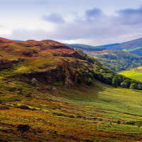 Buy canvas prints of Where the Soul is Flying. Wicklow Hills. Ireland by Jenny Rainbow