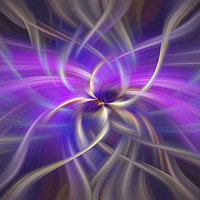 Buy canvas prints of Purple Gold Colored Abstract. Concept Spirituality by Jenny Rainbow
