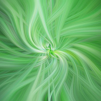 Buy canvas prints of Green Colored Abstract. Concept Health by Jenny Rainbow