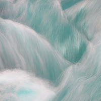 Buy canvas prints of Icy Water Flow Abstract 2                          by Jenny Rainbow